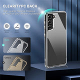 Electroplating-Crystal-Clear-Hybrid-Phone-Cover-for-Samsung-Galaxy-S21-4G-/-5G,-Corner-Drop-Proof-Bumpers-TPU-+-PC-Mobile-Phone-Accessory
