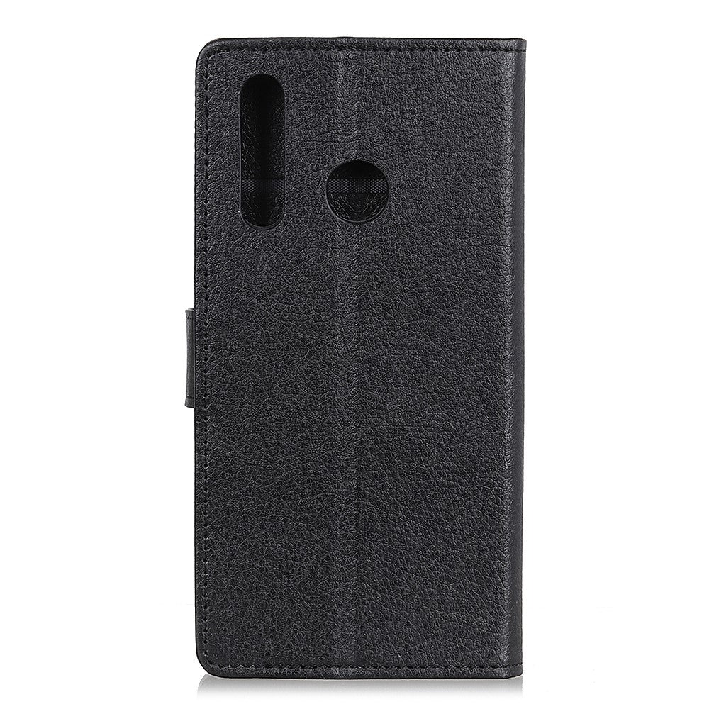 For-Huawei-P30-Lite-Shockproof-Phone-Bag-Covering-Litchi-Skin-Wallet-Leather-Stand-Case-Black