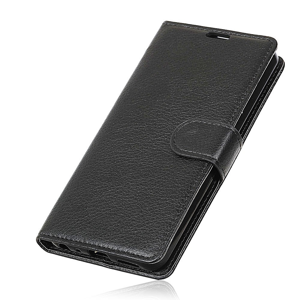 For-Huawei-P30-Lite-Shockproof-Phone-Bag-Covering-Litchi-Skin-Wallet-Leather-Stand-Case-Black