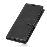 For-Huawei-P30-Lite-Shockproof-Phone-Bag-Covering-Litchi-Skin-Wallet-Leather-Stand-Case-Black