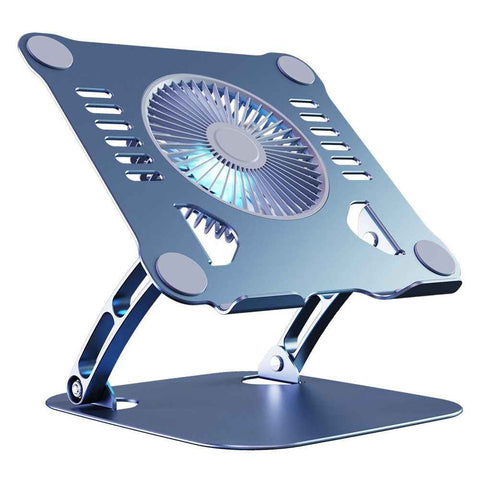 R-JUST HZ22 Laptop Fan Cooling Stand Radiator Adjustable Desktop Notebook Cooler Holder - Grey
