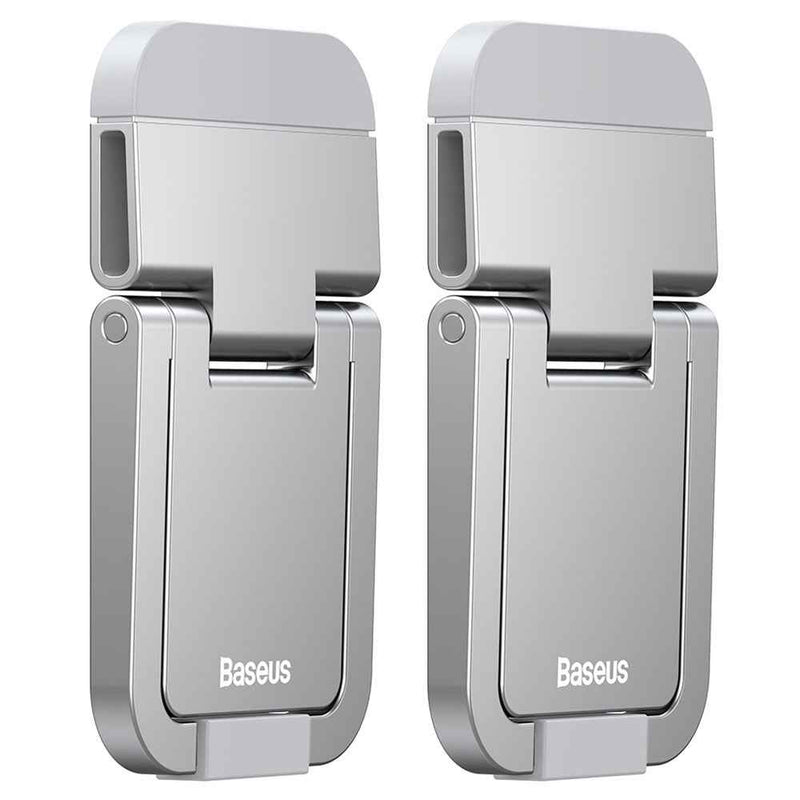 BASEUS 2Pcs Slim Laptop Kickstand Desktop Notebook Heat Dissipation Stand Holder - Silver