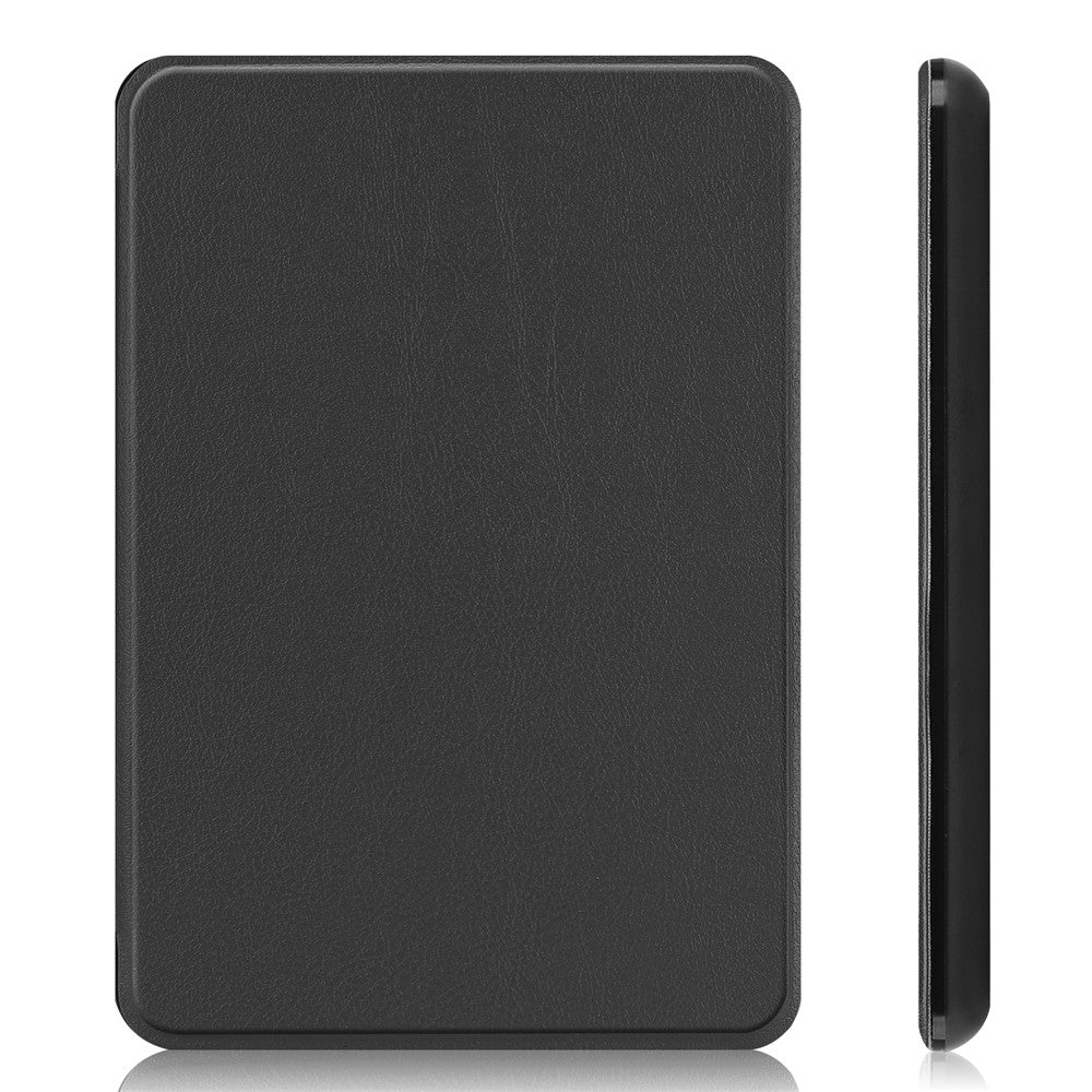 Auto-wake/sleep-PU-Leather-Flip-Case-for-Amazon-Kindle-Paperwhite-4-(2018)-Black