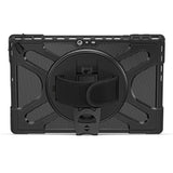 For-Microsoft-Surface-Pro-4/5/6/7/7+-Kickstand-Tablet-Case-Hybrid-2-in-1-Hard-PC-+-TPU-Dual-Layer-Shockproof-Cover-with-Hand-Strap-Black