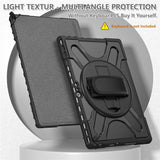 For-Microsoft-Surface-Pro-4/5/6/7/7+-Kickstand-Tablet-Case-Hybrid-2-in-1-Hard-PC-+-TPU-Dual-Layer-Shockproof-Cover-with-Hand-Strap-Black