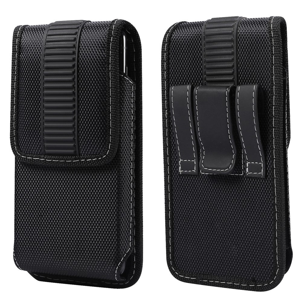 6.5-Inch-Phone-Bag-for-iPhone-11-Pro-Max-/-Honor-50-/-Huawei-Mate-40-Waist-Belt-Loop-Oxford-Cloth-Cellphone-Waist-Bag