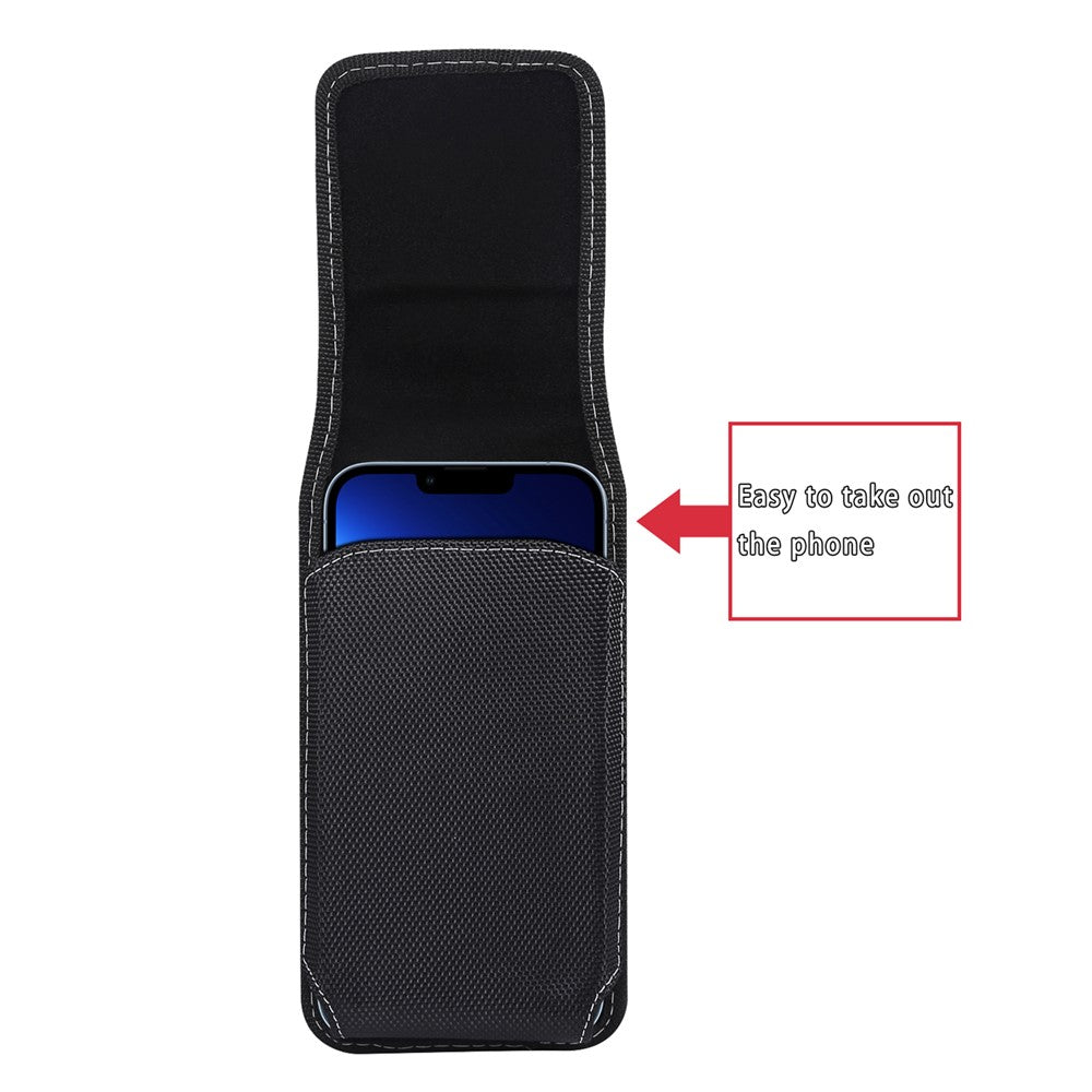 6.5-Inch-Phone-Bag-for-iPhone-11-Pro-Max-/-Honor-50-/-Huawei-Mate-40-Waist-Belt-Loop-Oxford-Cloth-Cellphone-Waist-Bag