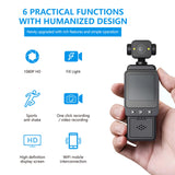 1080P-Ultra-HD-Clip-Pocket-Vlog-Camera-WiFi-Portable-Video-Recorder-Camera(Black)