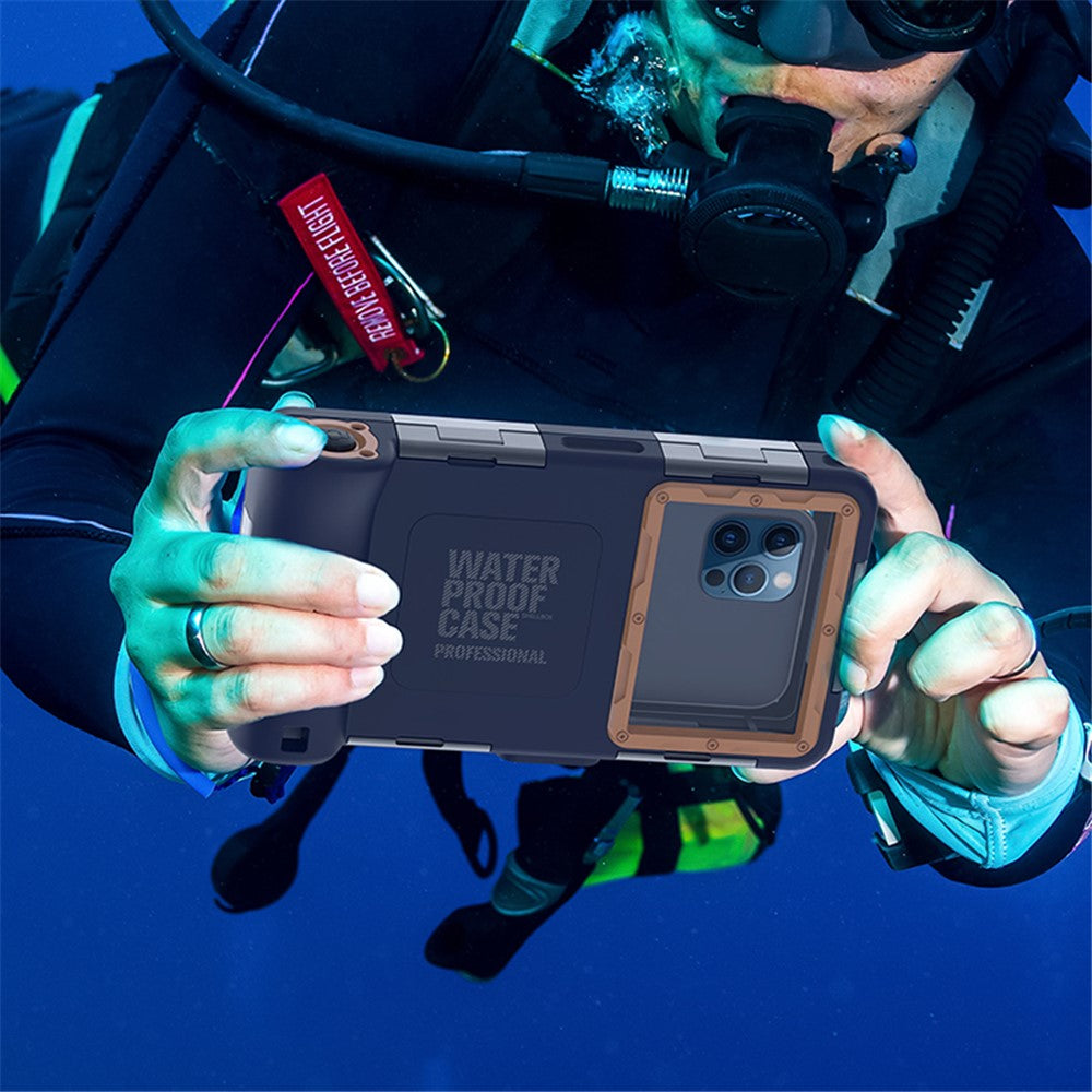 SHELLBOX-Diving-Case-II-15m-Underwater-Universal-Full-Body-Phone-Shell-IPX8-Waterproof-Cover-with-Anti-Lost-Rope-Blue
