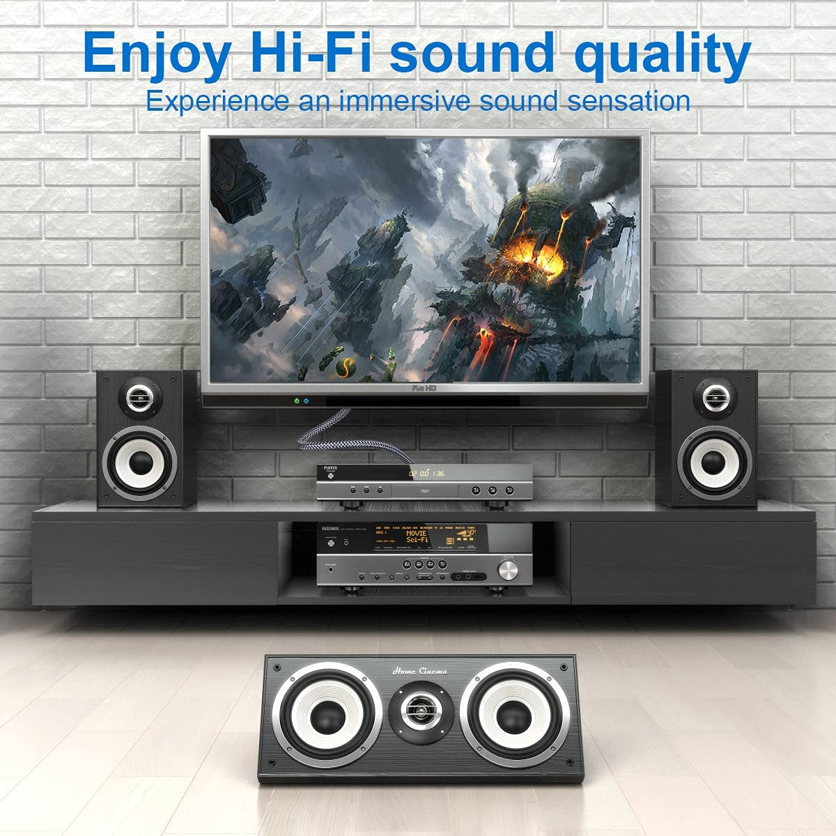 10m-Pure-Copper-RCA-Coaxial-HIFI-Digital-Audio-Cable-SPDIF-Subwoofer-Speaker-Cable(Silver-Gray)