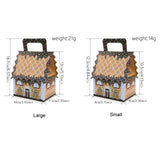 10pcs-Christmas-Candy-Boxes-Kraft-Paper-Christmas-House-Handbag-Candy-Boxes,-Style:-Small-Red-Base