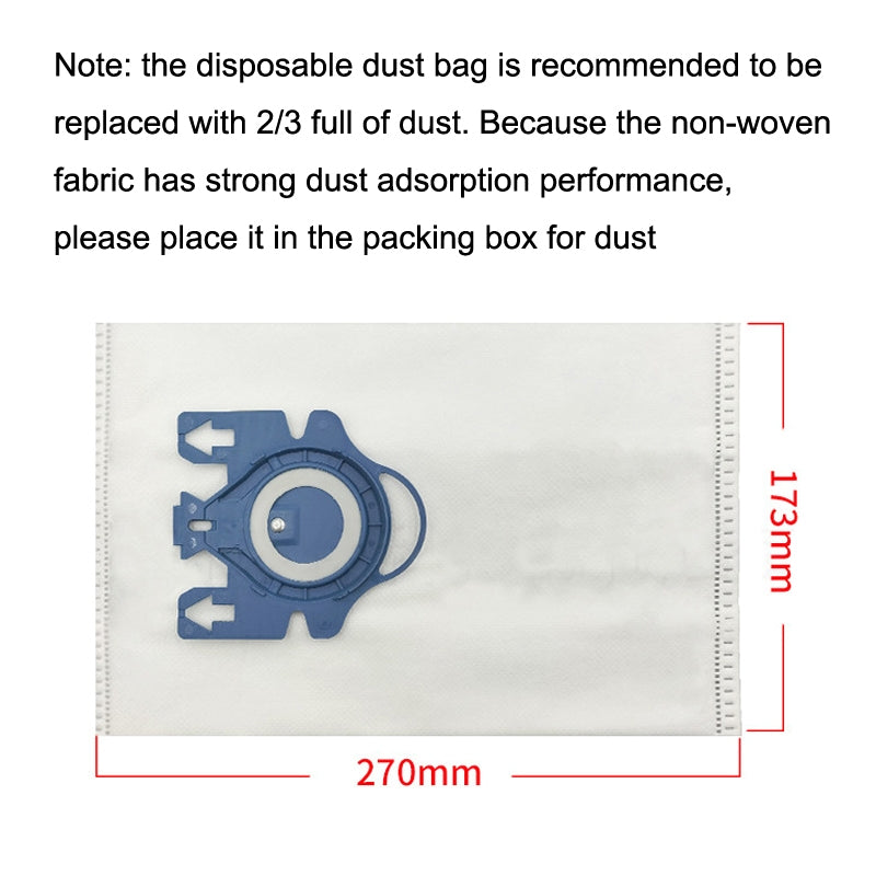 10PCS-For-Miele-3DFJM-/-Complete-C2-Vacuum-Cleaner-Accessories-Blue-Dust-Bag