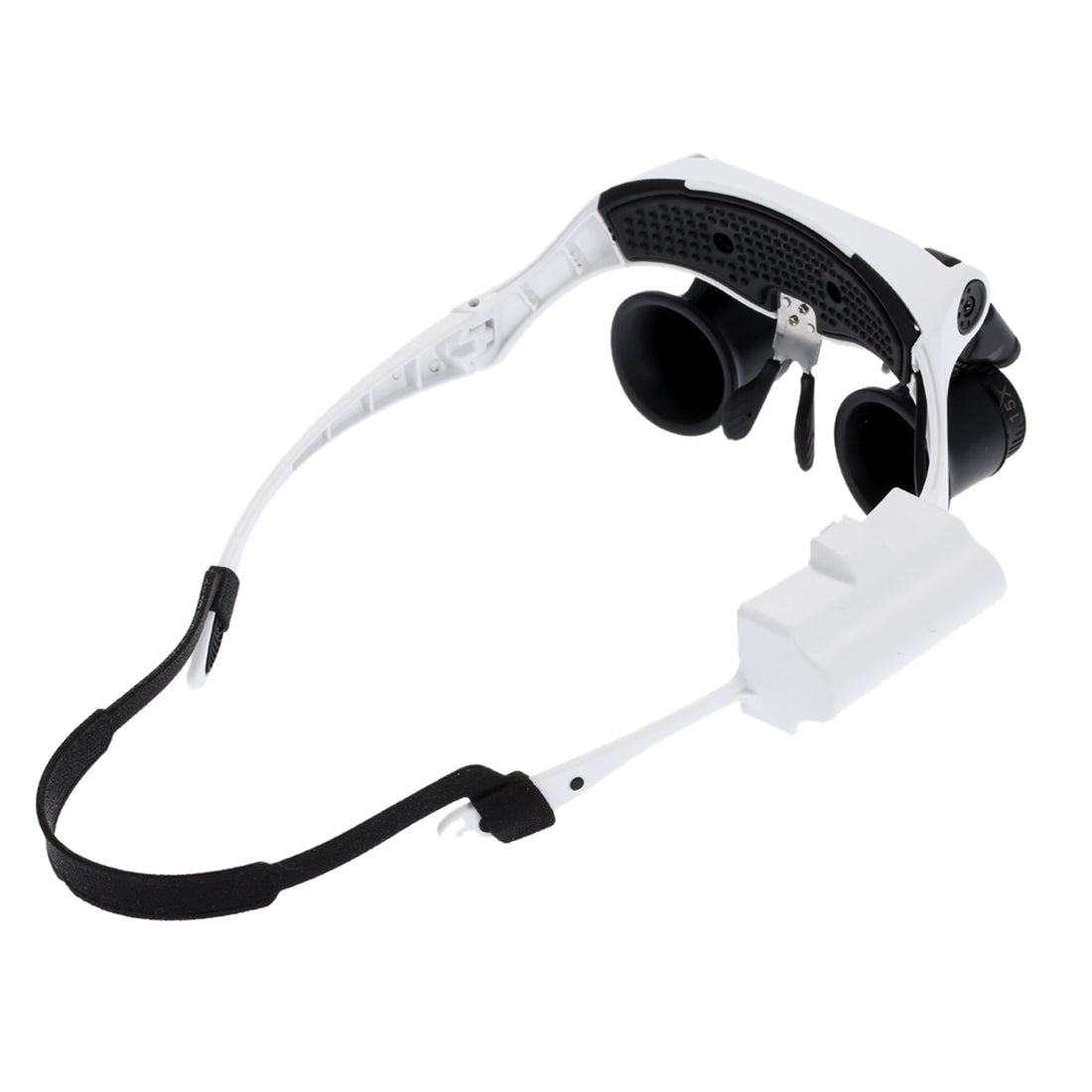 10X-15X-20X-25X-Wearing-Glasses-Eyes-Illuminated-Magnifier-Magnifying-Watch-Repairing-Loupe-With-LED-Light(White)