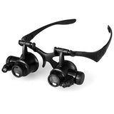 10X-15X-20X-25X-Double-Eye-Glasses-Lens-Jeweler-Watch-Repair-Head-Magnifier-with-2-LED-Lights(Black)