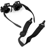 10X-15X-20X-25X-Double-Eye-Glasses-Lens-Jeweler-Watch-Repair-Head-Magnifier-with-2-LED-Lights(Black)