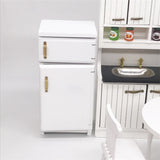 1:12-Doll-House-Mini-Kitchen-Model-Refrigerator(White)