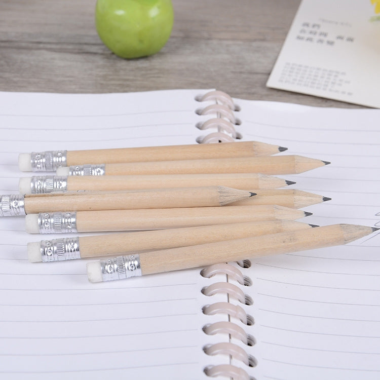 12-PCS-Sharpened-Pencil-Round-Writing-Pen-Wooden-Student-Stationery-with-Eraser,-Lead-Hardness:HB(Wood)