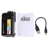 1280x720P-HD-16X-Digital-Zoom-16.0-MP-Digital-Video-Camera-Recorder-with-2.0-inch-LCD-Screen(Black)