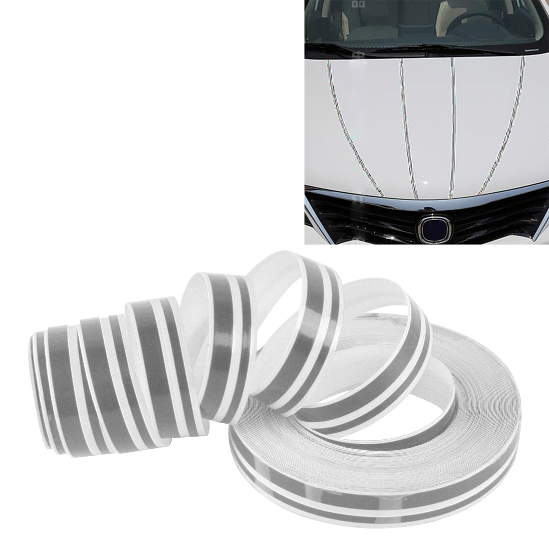 12mm-×-9.8m-Car-Self-Adhesive-Decorative-Stripe-Tape-Line(Grey)