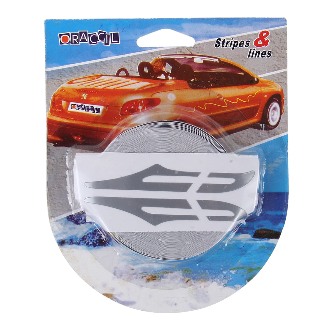 12mm-×-9.8m-Car-Self-Adhesive-Decorative-Stripe-Tape-Line(Grey)