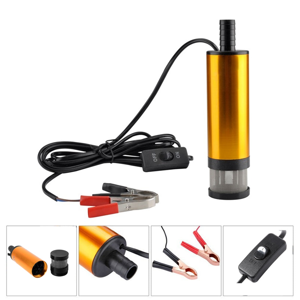 12V-Car-Electric-DC-Fuel-Pump-Submersible-Pump,-38mm-Built-in-Filter-Version