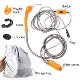 12V-Portable-Outdoor-Car-Electric-Shower-Sprinkler-Washer-(Yellow)