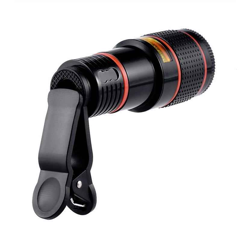 12X-Telephoto-Telescope-Camera-Zoom-Mobile-Phone-External-Lens(White)
