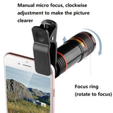 12X-Telephoto-Telescope-Camera-Zoom-Mobile-Phone-External-Lens(White)