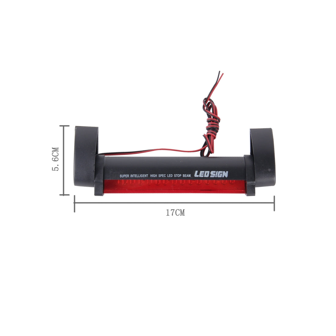 14-LEDs-Red-Light-Car-Third-Brake-Light,-DC-12V-Cable-Length:-80cm