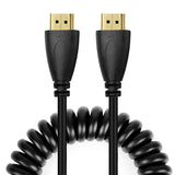 1.4-Version,-Gold-Plated-19-Pin-HDMI-Male-to-HDMI-Male-Coiled-Cable,-Support-3D-/-Ethernet,-Length:-60cm-(can-be-extended-up-to-2m)