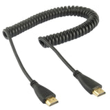 1.4-Version,-Gold-Plated-19-Pin-HDMI-Male-to-HDMI-Male-Coiled-Cable,-Support-3D-/-Ethernet,-Length:-60cm-(can-be-extended-up-to-2m)