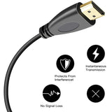 1.4-Version,-Gold-Plated-19-Pin-HDMI-Male-to-HDMI-Male-Coiled-Cable,-Support-3D-/-Ethernet,-Length:-60cm-(can-be-extended-up-to-2m)