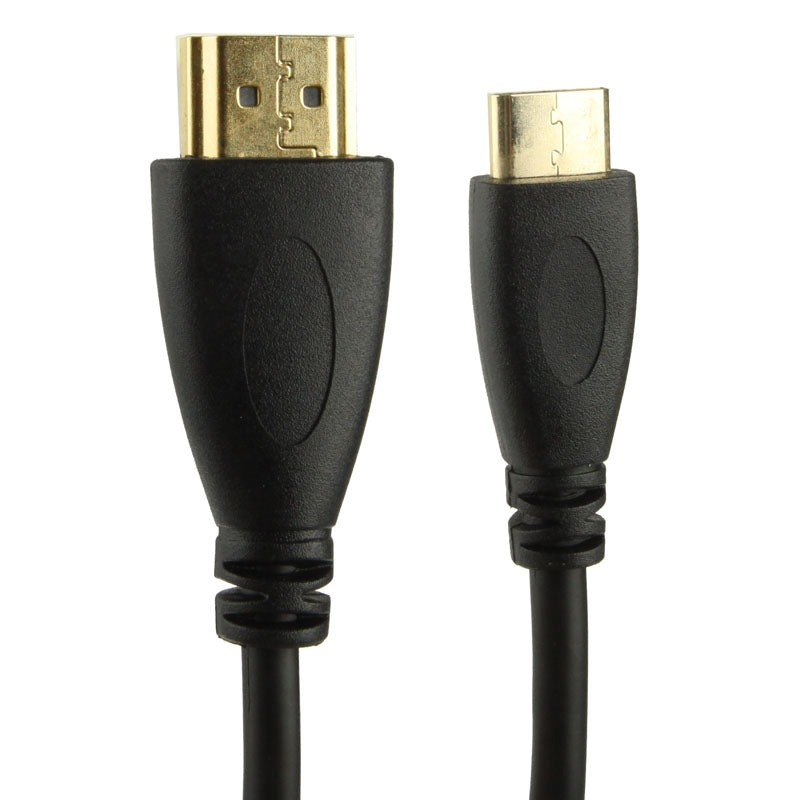 1.4-Version,-Gold-Plated-Mini-HDMI-Male-to-HDMI-Male-Coiled-Cable,-Support-3D-/-Ethernet,-Length:-60cm-(can-be-extended-up-to-2m)
