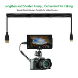 1.4-Version,-Gold-Plated-Mini-HDMI-Male-to-HDMI-Male-Coiled-Cable,-Support-3D-/-Ethernet,-Length:-60cm-(can-be-extended-up-to-2m)