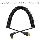 1.4-Version-Gold-Plated-Mini-HDMI-Male-to-HDMI-Male-Coiled-Cable,-Support-3D-/-Ethernet,-Length:-0.6m-2m