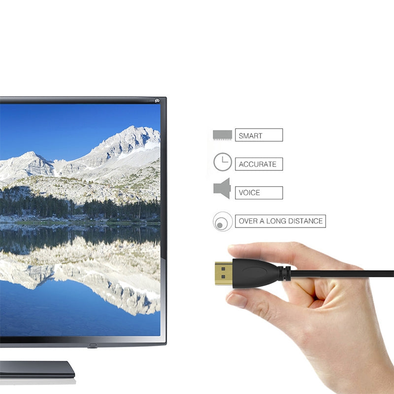 1.4-Version-Gold-Plated-Mini-HDMI-Male-to-HDMI-Male-Coiled-Cable,-Support-3D-/-Ethernet,-Length:-0.6m-2m