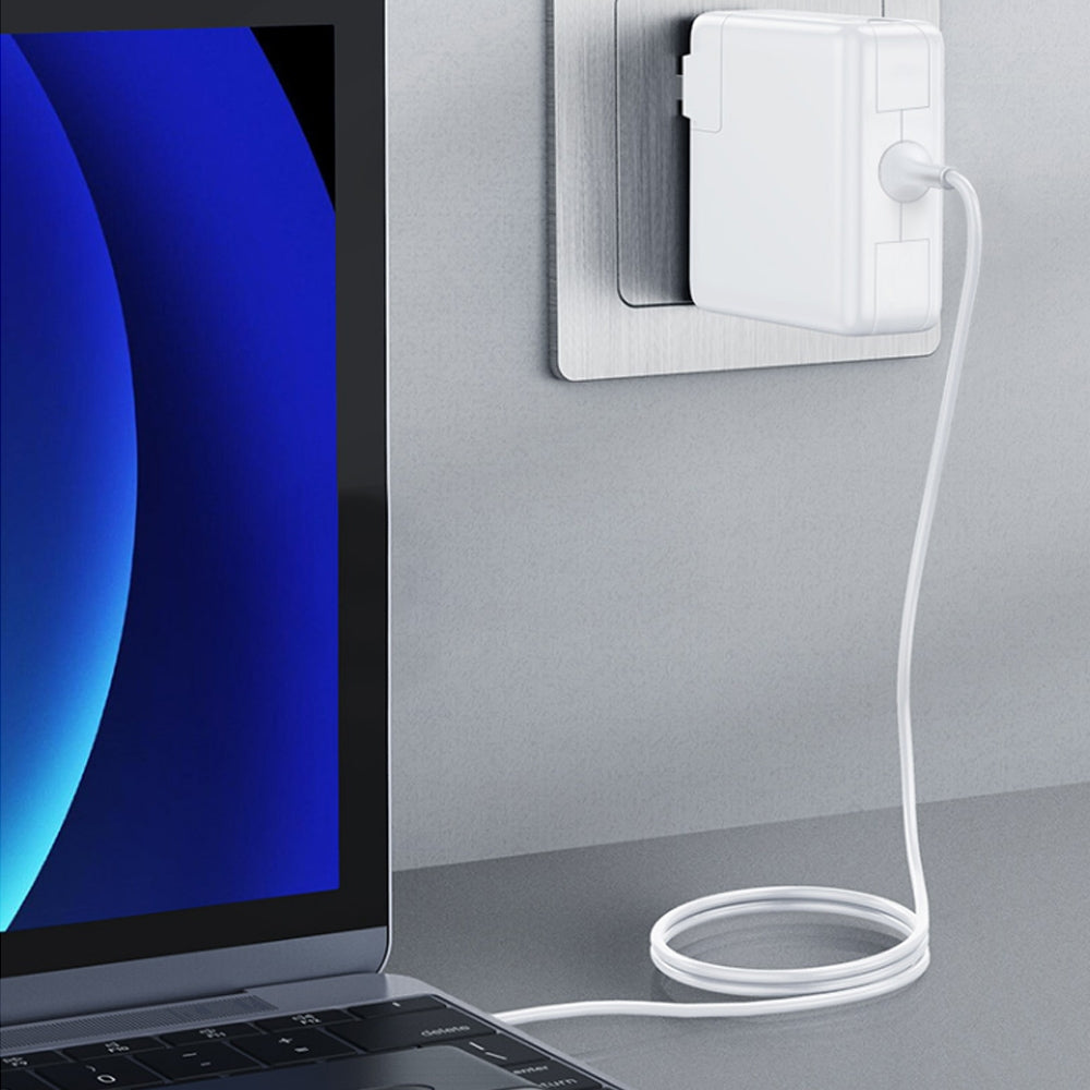 14.5V-3.1A-45W-5-Pin-L-Style-MagSafe-1-Power-Charger-for-Apple-Macbook-A1244-/-A1237-/-A1369-/-A1370-/-A1374-/-A1304,-Length:-1.7m,-EU-Plug(White)