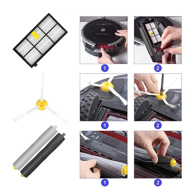 Sweeper-Accessories-for-iRobot-Roomba-800-&-900-Series,-15-in-1-Kit
