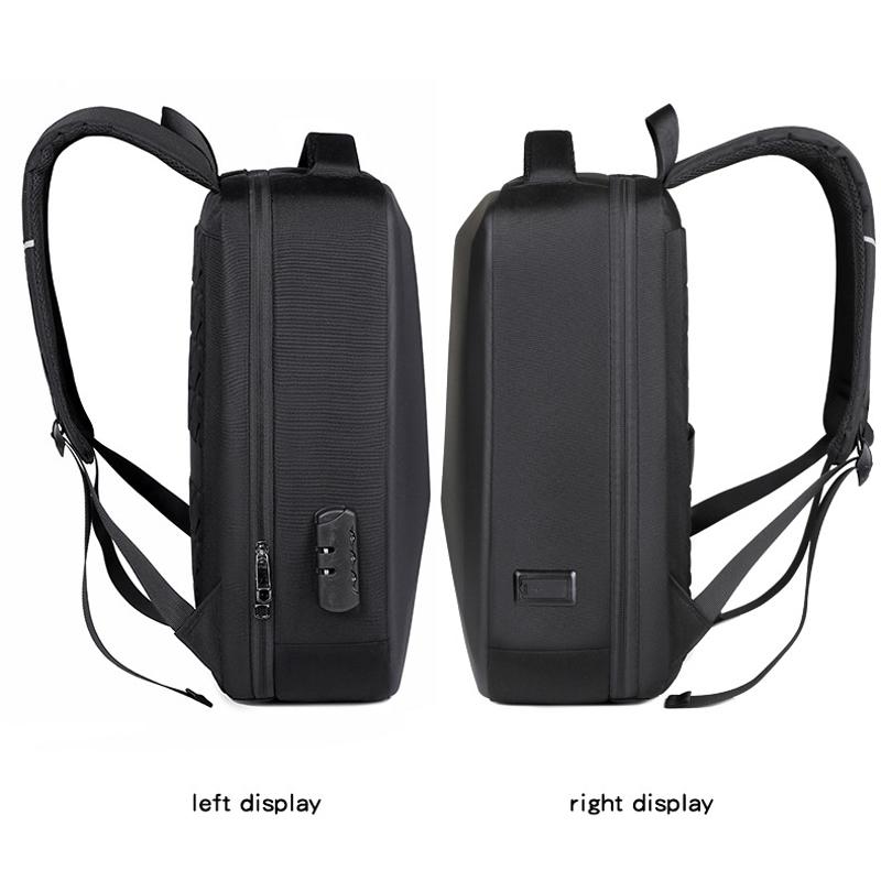 15.6-16.6-Inch-Hard-Shell-Laptop-Backpack-with-USB+Type-C-Charging-Ports-Unisex-Anti-Theft-Business-Travel-Bag-Black