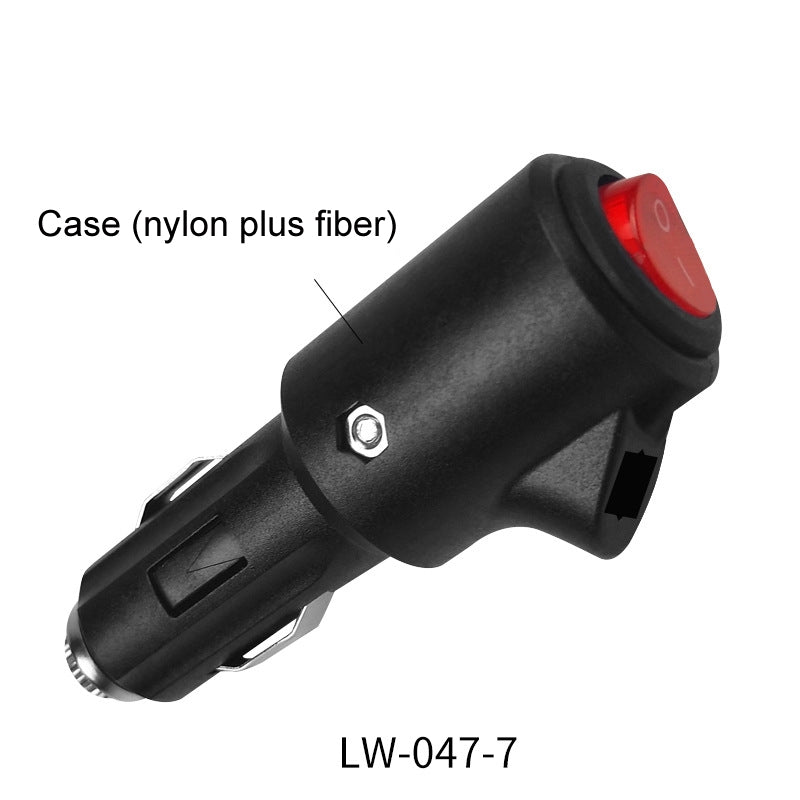 15A-Car-LED-Indicator-Light-With-Switch-Cigarette-Lighter-Plug(Assembled)