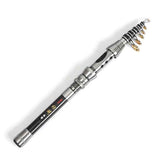 1.5m-TOPLINE-TACKLE-Ultra-short-Mini-Carbon-Fishing-Rod-Retractable-Handle-Telescopic-Fishing-Rod