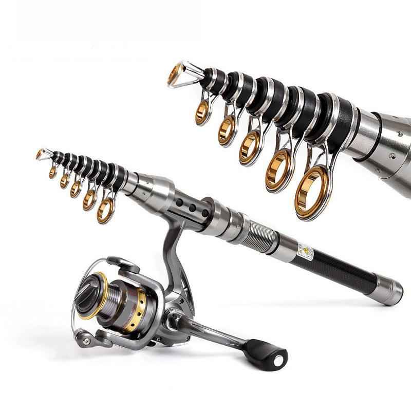 1.5m-TOPLINE-TACKLE-Ultra-short-Mini-Carbon-Fishing-Rod-Retractable-Handle-Telescopic-Fishing-Rod