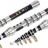 1.5m-TOPLINE-TACKLE-Ultra-short-Mini-Carbon-Fishing-Rod-Retractable-Handle-Telescopic-Fishing-Rod