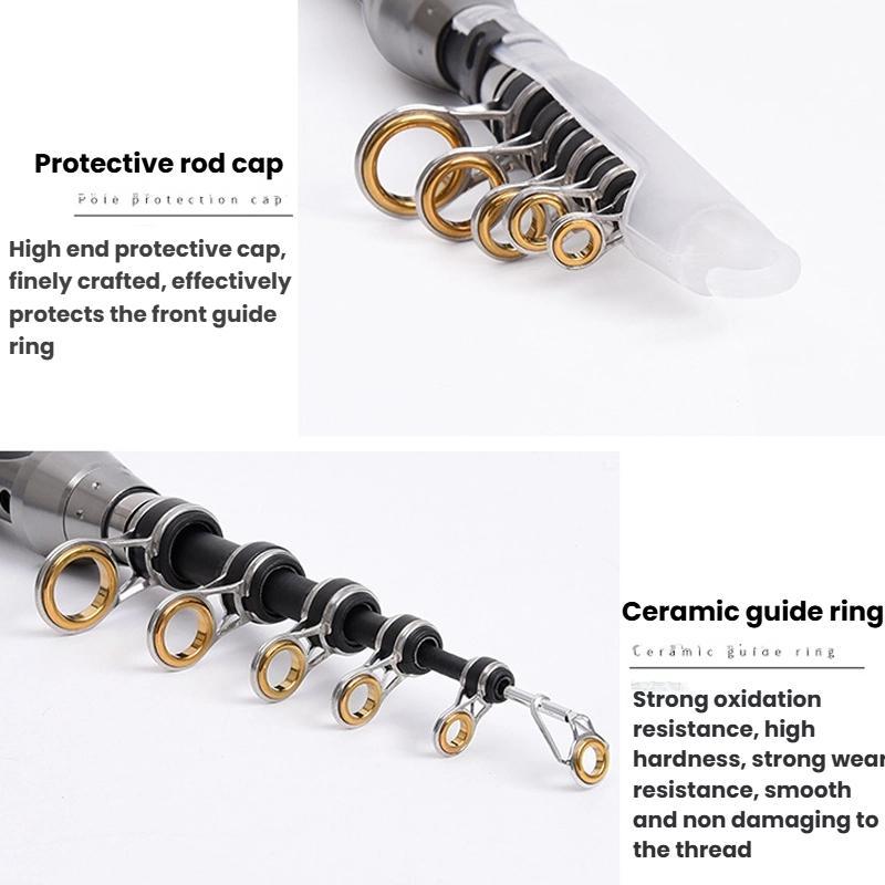 1.5m-TOPLINE-TACKLE-Ultra-short-Mini-Carbon-Fishing-Rod-Retractable-Handle-Telescopic-Fishing-Rod