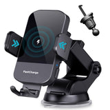 15W-Car-mounted-Smart-Induction-Wireless-Charging-Mobile-Phone-Holder(Suction-Cup-Holder-+-Air-Outlet-Clip)