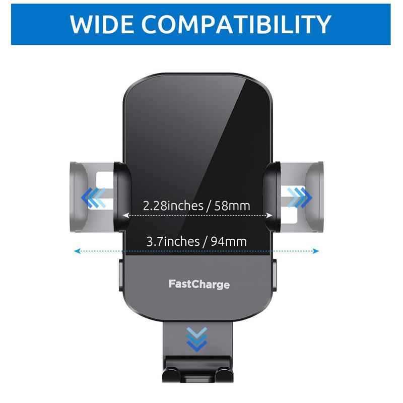 15W-Car-mounted-Smart-Induction-Wireless-Charging-Mobile-Phone-Holder(Suction-Cup-Holder-+-Air-Outlet-Clip)