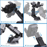 15W-Car-mounted-Smart-Induction-Wireless-Charging-Mobile-Phone-Holder(Suction-Cup-Holder-+-Air-Outlet-Clip)