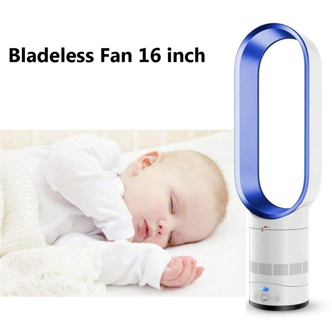 16-inch-Household-Mute-Shaking-Head-Remote-Control-Desk-Electric-Leafless-Fan-(Gold)