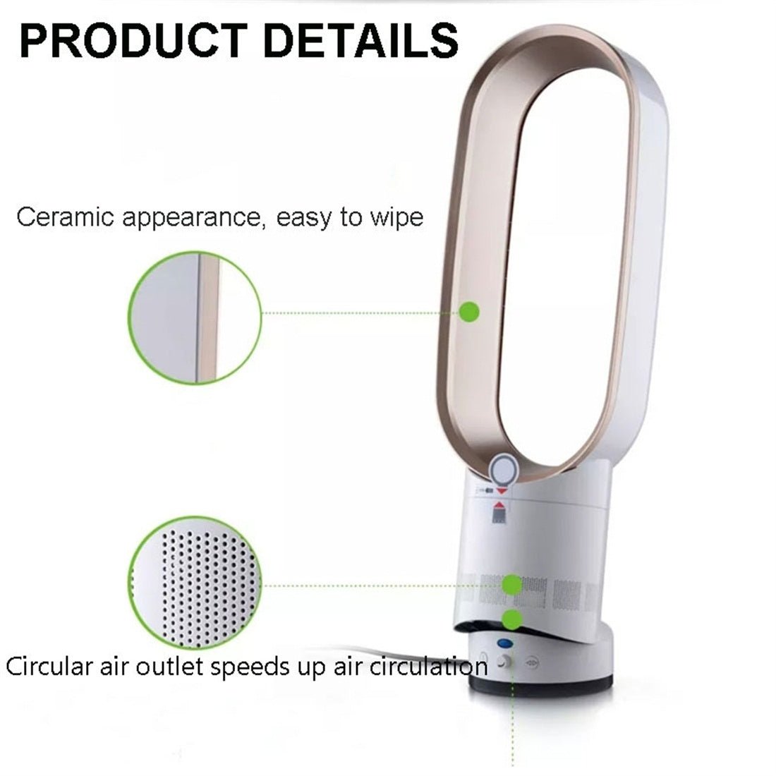 16-inch-Household-Mute-Shaking-Head-Remote-Control-Desk-Electric-Leafless-Fan-(Gold)