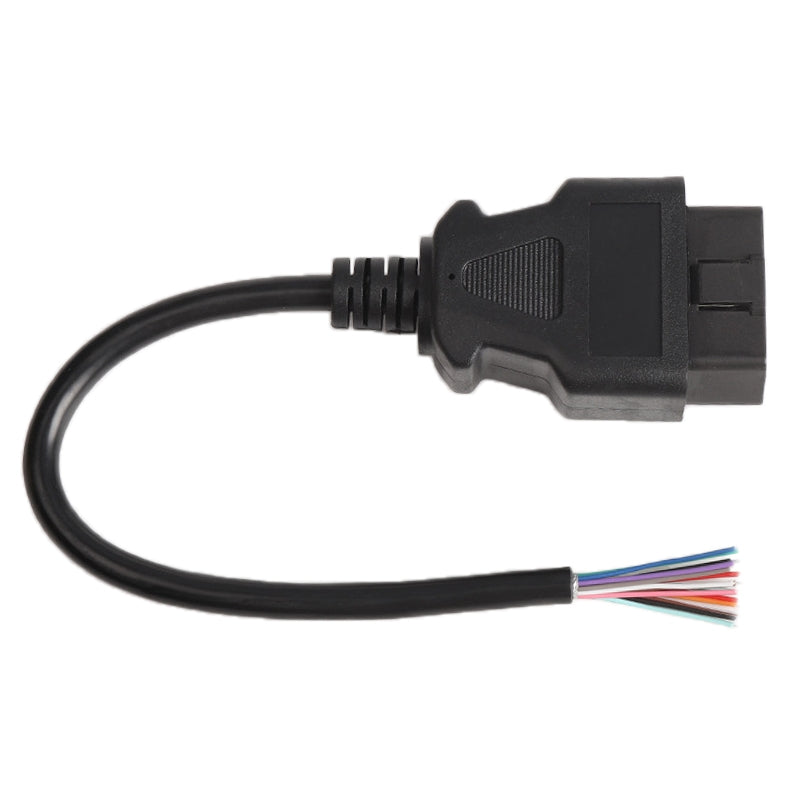 16PIN-Male-OBD-Cable-Opening-Line-OBD-2-Extension-Cable-for-Car-Diagnostic-Scanner,-Cable-Length:-30cm
